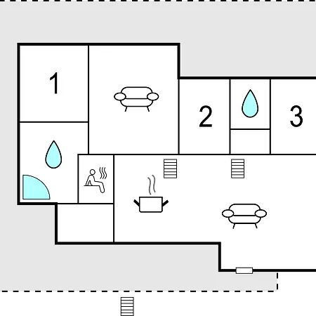 Awesome In W/ Sauna, Wifi And 3 Bedrooms Sjolund